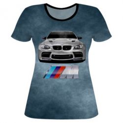 Женская футболка 3D BMW M