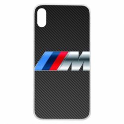 Чехол для iPhone Xs Max BMW M Carbon - PrintSalon