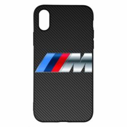 Чехол для iPhone X/Xs BMW M Carbon - PrintSalon