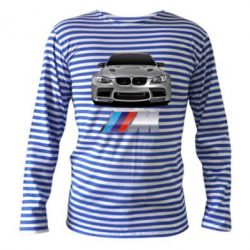 Тельняшка с длинным рукавом BMW M Power Car - PrintSalon