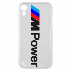 Чехол для iPhone XR BMW M Power logo - PrintSalon