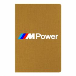 Блокнот с принто BMW M Power logo - PrintSalon