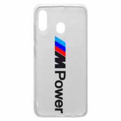 Чехол для Samsung A20 BMW M Power logo - PrintSalon