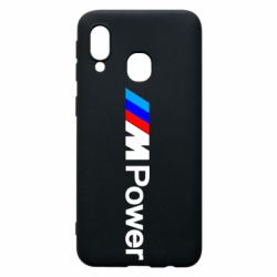 Чехол для Samsung A40 BMW M Power logo - PrintSalon