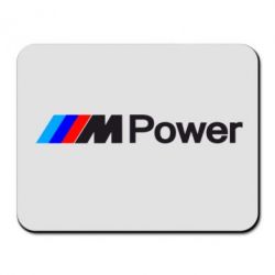 Коврик для мыши BMW M Power logo - PrintSalon