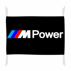 Флаг BMW M Power logo - PrintSalon