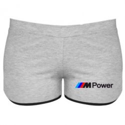 Женские шорты BMW M Power logo - PrintSalon