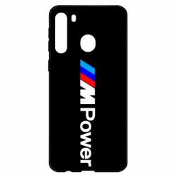 Чехол для Samsung A21 BMW M Power logo - PrintSalon