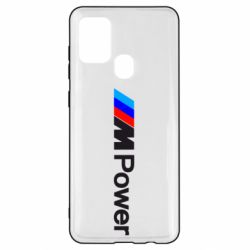 Чехол для Samsung A21s BMW M Power logo - PrintSalon