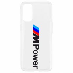 Чехол для Oppo Reno 4 BMW M Power logo - PrintSalon