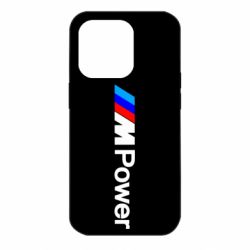 Чехол для iPhone 14 Pro BMW M Power logo - PrintSalon