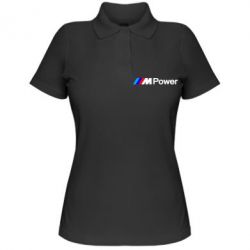 Женское поло BMW M Power logo - PrintSalon