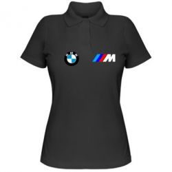 Женское поло BMW M - PrintSalon