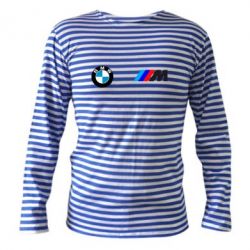 Тельняшка с длинным рукавом BMW M - PrintSalon