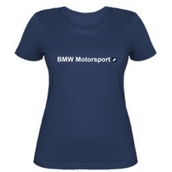 Женская футболка BMW Motorsport - PrintSalon