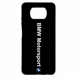 Чехол для Xiaomi Poco X3 BMW Motorsport - PrintSalon