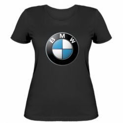 Женская футболка BMW Small Logo - PrintSalon