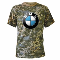 Камуфляжная футболка BMW Small Logo - PrintSalon