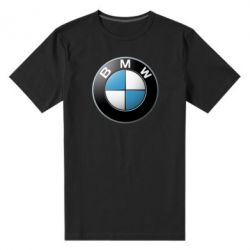 Мужская футболка премиум BMW Small Logo - PrintSalon