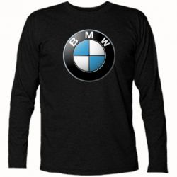 Футболка с длинным рукавом BMW Small Logo - PrintSalon