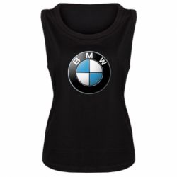 Женская майка BMW Small Logo - PrintSalon