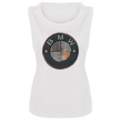 Женская майка BMW Steel Logo - PrintSalon