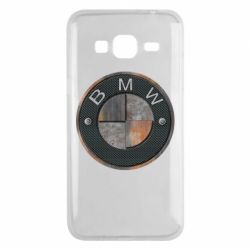 Чехол для Samsung J3 2016 BMW Steel Logo - PrintSalon