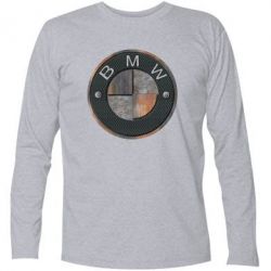 Футболка с длинным рукавом BMW Steel Logo - PrintSalon