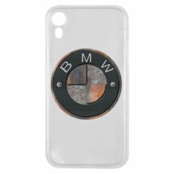 Чехол для iPhone XR BMW Steel Logo - PrintSalon