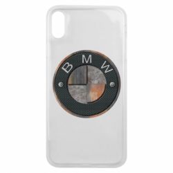 Чехол для iPhone Xs Max BMW Steel Logo - PrintSalon