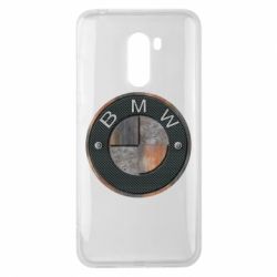 Чехол для Xiaomi Pocophone F1 BMW Steel Logo - PrintSalon