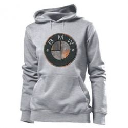 Женское худи BMW Steel Logo - PrintSalon