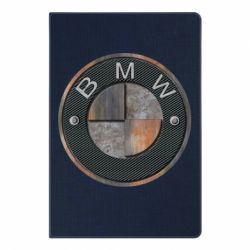 Блокнот с принто BMW Steel Logo - PrintSalon