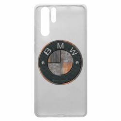 Чехол для Huawei P30 Pro BMW Steel Logo - PrintSalon