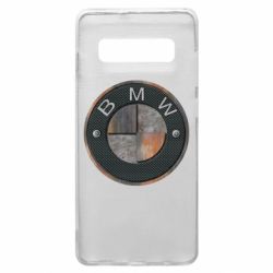 Чехол для Samsung S10+ BMW Steel Logo - PrintSalon