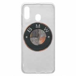 Чехол для Samsung A30 BMW Steel Logo - PrintSalon