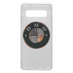 Чехол для Samsung S10 BMW Steel Logo - PrintSalon