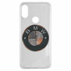Чехол для Xiaomi Redmi Note 7 BMW Steel Logo - PrintSalon