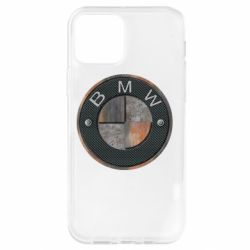 Чехол для iPhone 12 BMW Steel Logo - PrintSalon
