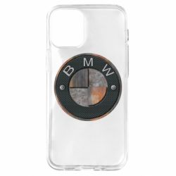 Чехол для iPhone 12 mini BMW Steel Logo - PrintSalon