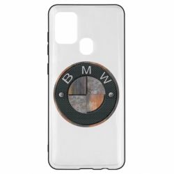Чехол для Samsung A21s BMW Steel Logo - PrintSalon