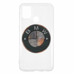 Чехол для Samsung M31 BMW Steel Logo - PrintSalon
