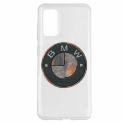 Чехол для Samsung S20 BMW Steel Logo - PrintSalon