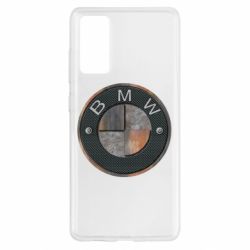 Чехол для Samsung S20 FE BMW Steel Logo - PrintSalon