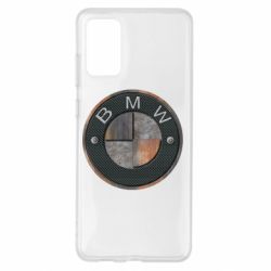 Чехол для Samsung S20+ BMW Steel Logo