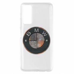 Чехол для Huawei P Smart 2021 BMW Steel Logo - PrintSalon