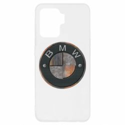 Чехол для Oppo Reno 5 Lite BMW Steel Logo - PrintSalon