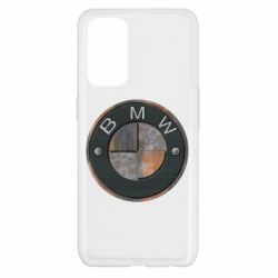 Чехол для Oppo Reno 5 4G BMW Steel Logo - PrintSalon