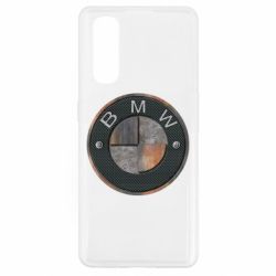 Чехол для Oppo Find X2 BMW Steel Logo - PrintSalon