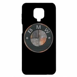 Чехол для Xiaomi Redmi Note 9S/9Pro/9Pro Max BMW Steel Logo - PrintSalon